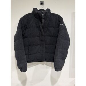 Columbia Women's Ruby Falls Novelty Jacket BLACK SHERPA Size XL‎ NWT $240